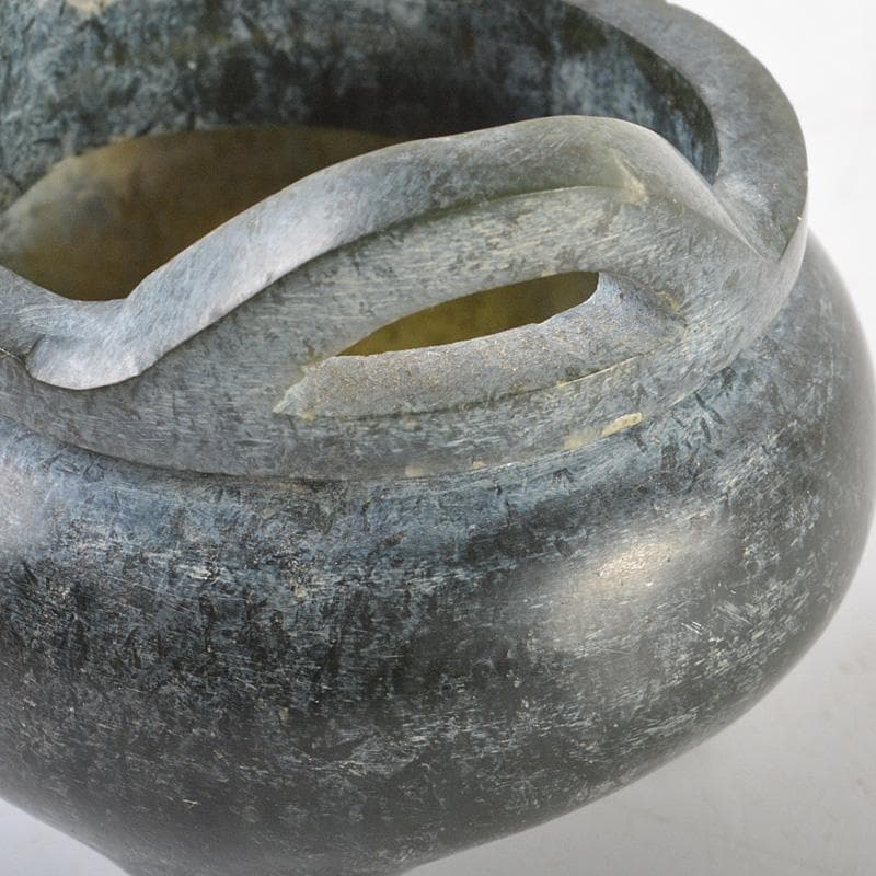 中国 玉石碧玉 三足沖耳爐 香炉 V R6135E - メルカリ