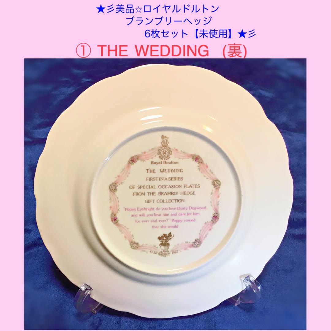★彡【美品/未使用】ブランブリーヘッジ 絵皿 《5枚＋1枚おまけ付き》セット★彡