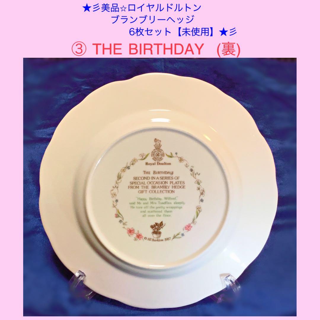 ★彡【美品/未使用】ブランブリーヘッジ 絵皿 《5枚＋1枚おまけ付き》セット★彡