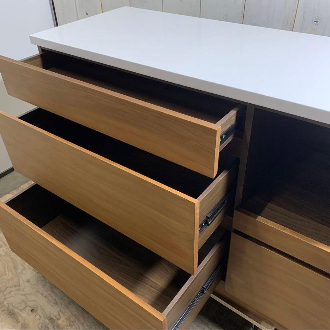 moda en casa キャビネット 食器棚 レンジボード