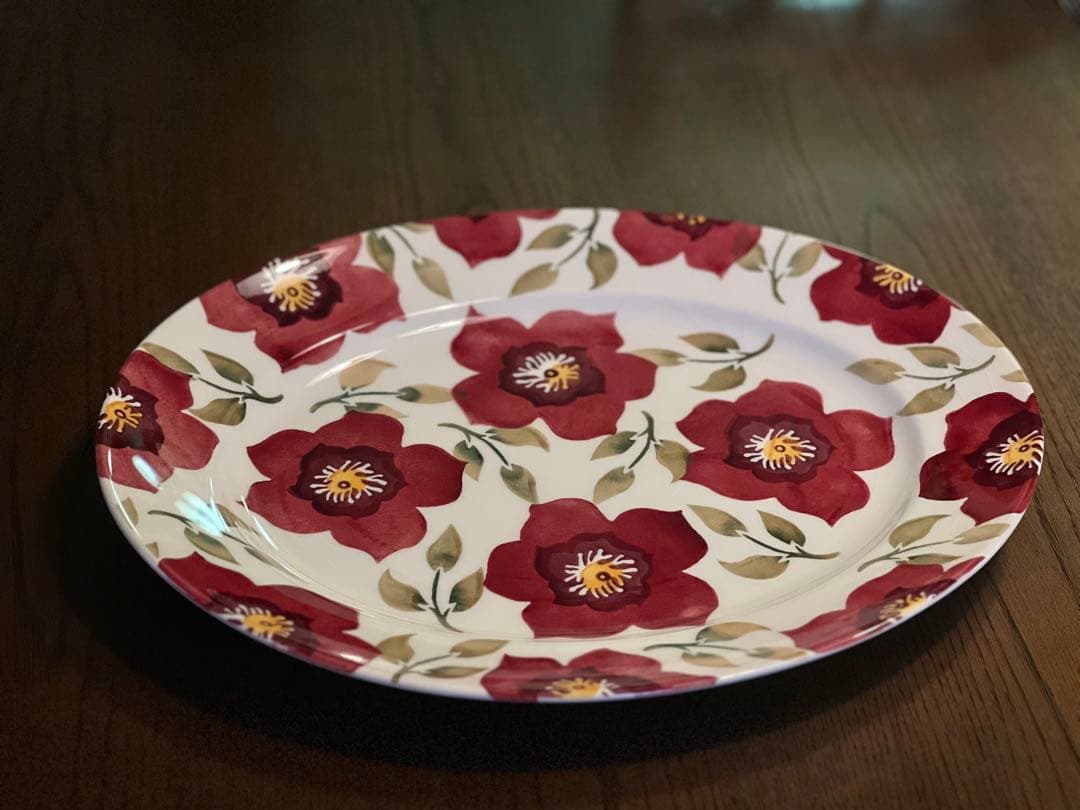 【新品】エマブリッジウォーター　オーバルプラター　クリスマスローズ　盛り皿