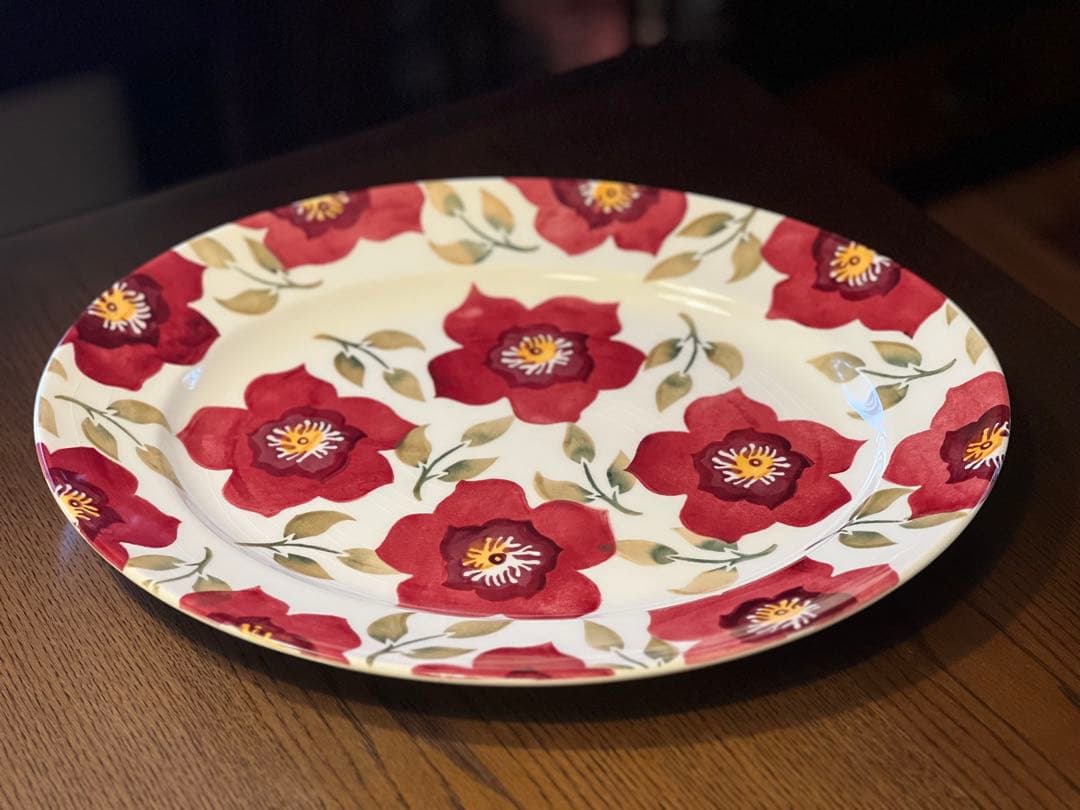 【新品】エマブリッジウォーター　オーバルプラター　クリスマスローズ　盛り皿