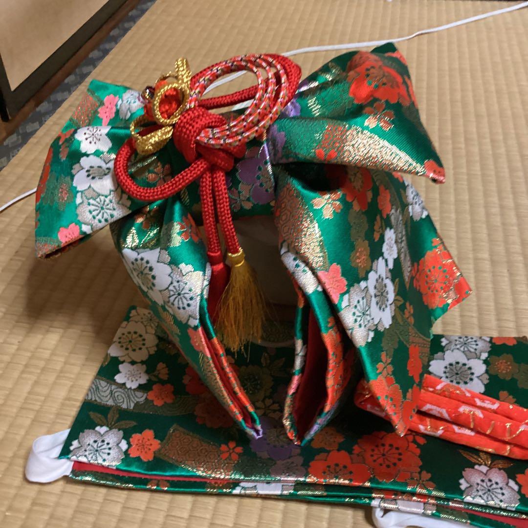 七五三小柄七里フルセット　帯幅14、5センチ　草履21センチ