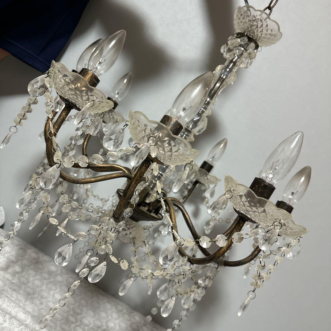 大型8灯シャンデリア