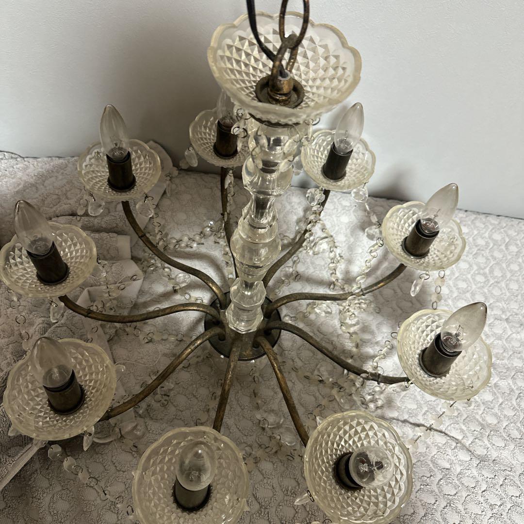 大型8灯シャンデリア