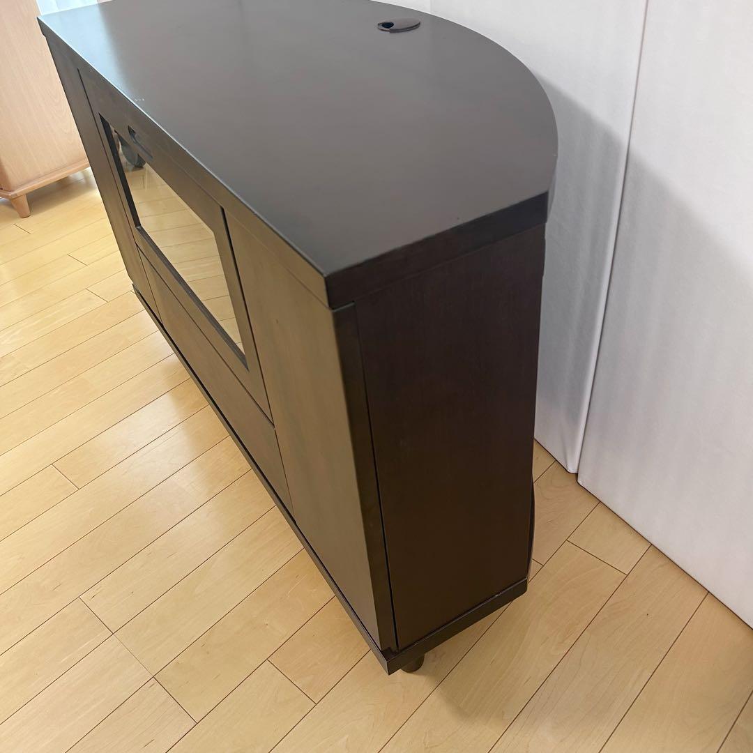 マルヨシ民芸 テレビ台 楕円 天然木 幅105 希少 丸脚 アンティーク