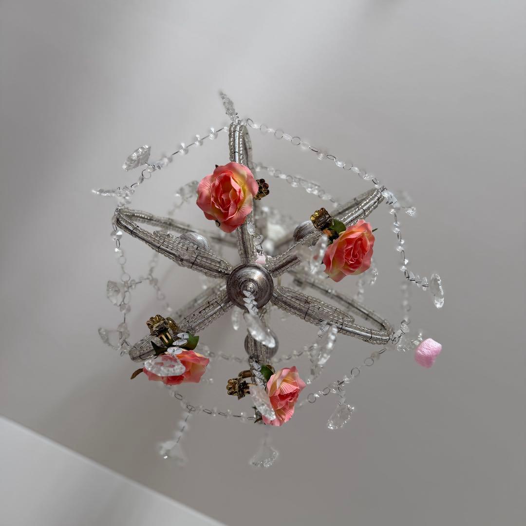 クリスタルシャンデリア 3灯 クラシック　アンティーク