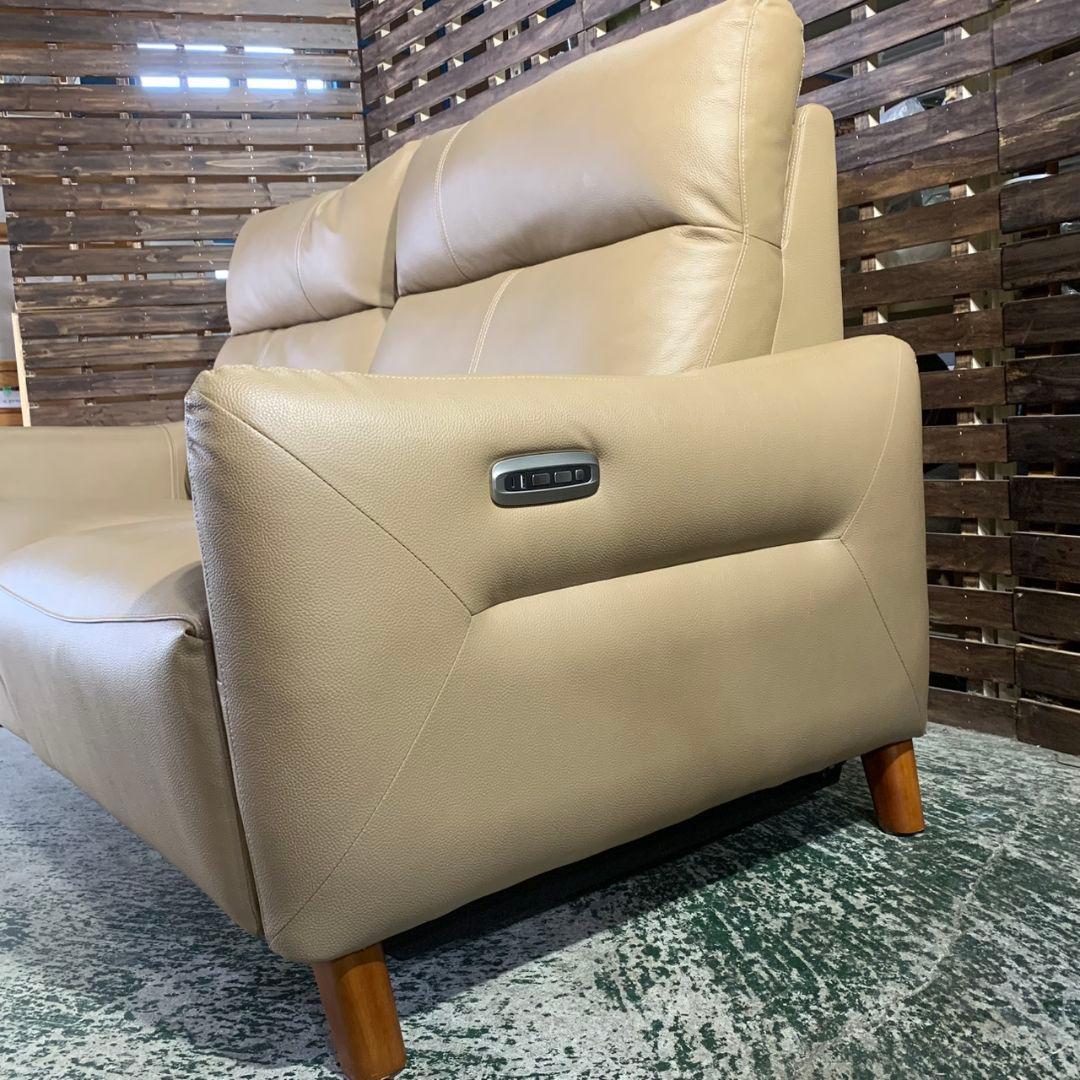 J838R YAMADA 電動リクライニングソファ モカブラウン