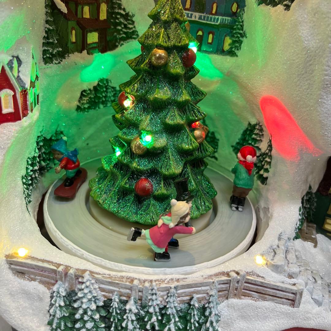 未使用品 コストコ サンタブーツ クリスマス オルゴールライト 8曲入り