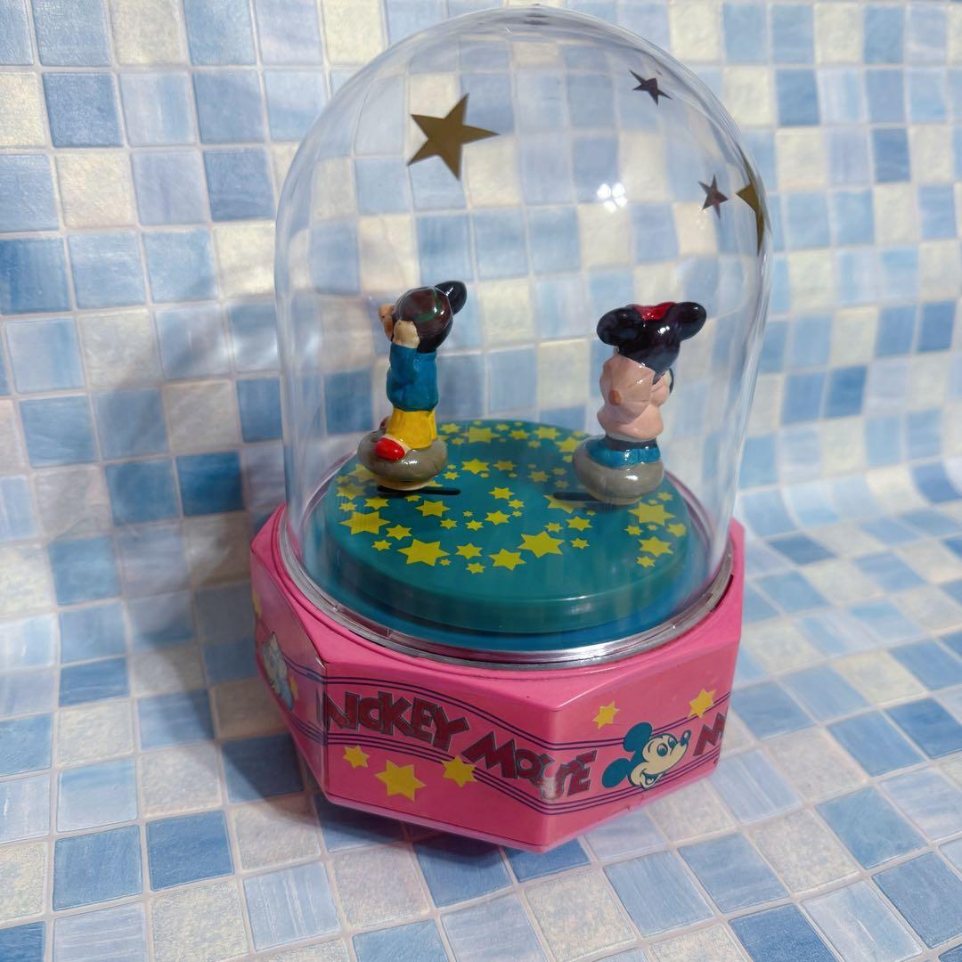 ディズニー　ミッキー・ミニーマウス　レトロ　アンティーク　オルゴール　激レア