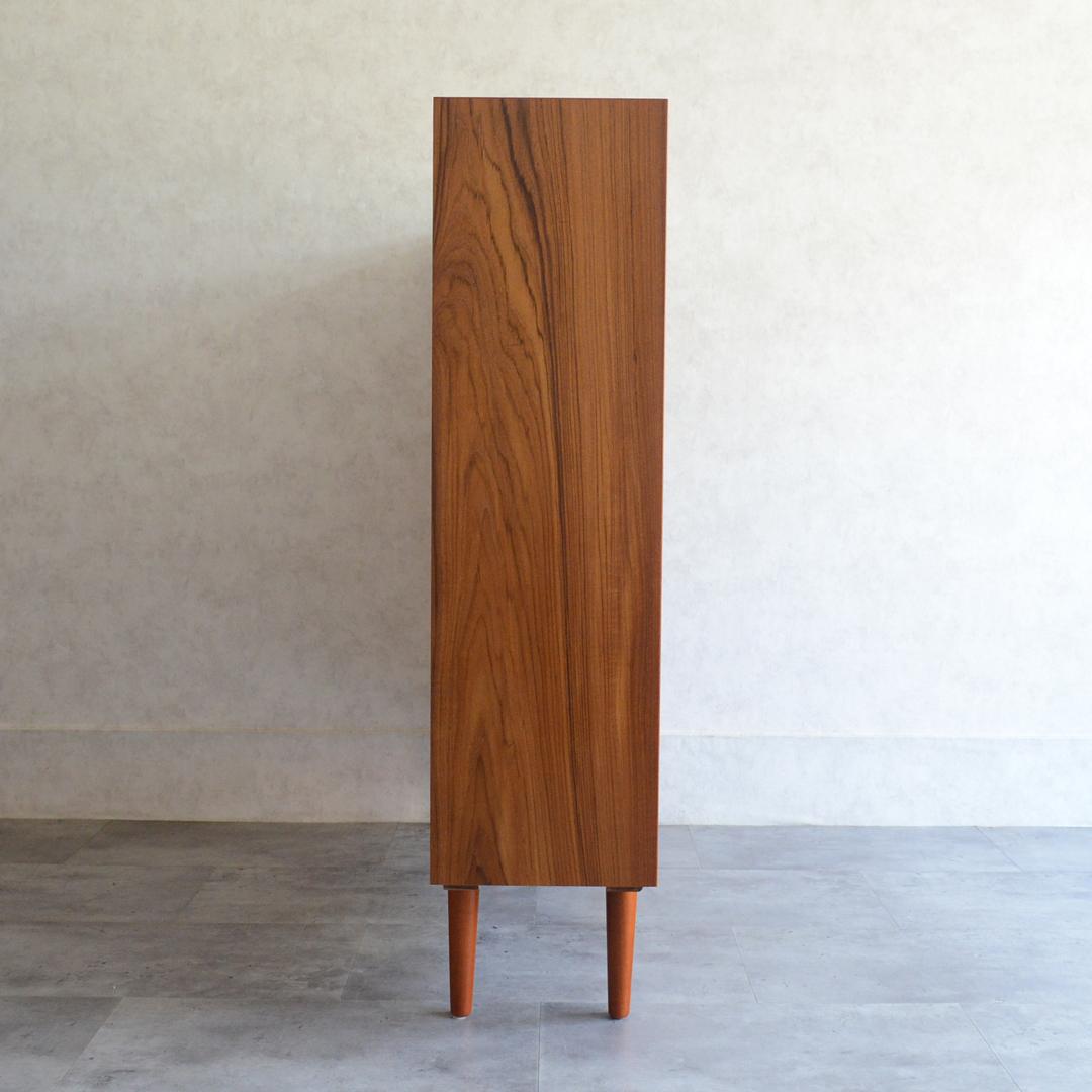 デンマーク 北欧ヴィンテージ チーク ブックシェルフ 北欧家具 ディスプレイ