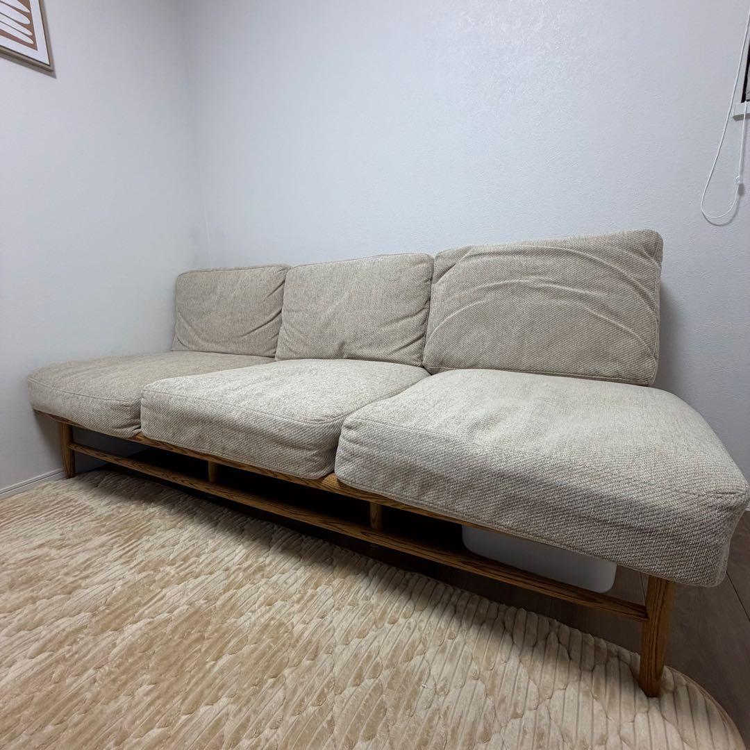 美品MOMO NATURAL [PICK UP] CLOUD SOFA | 3P