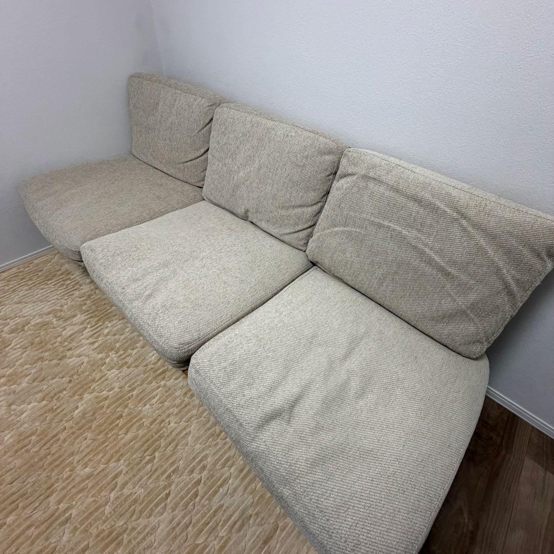 美品MOMO NATURAL [PICK UP] CLOUD SOFA | 3P