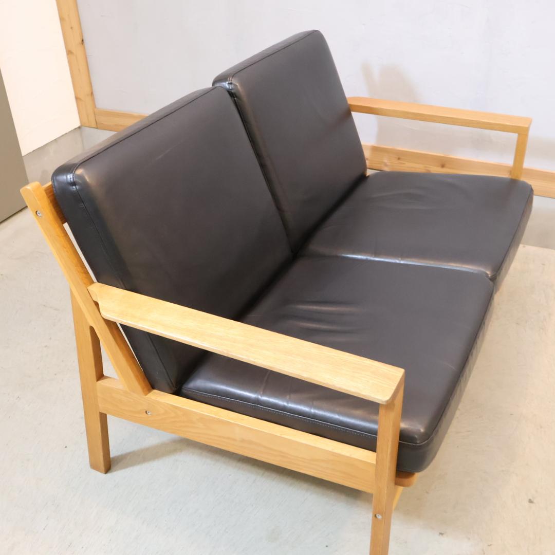 Karfカーフ Tlime+ 2seat sofa オーク材 2人掛けソファ