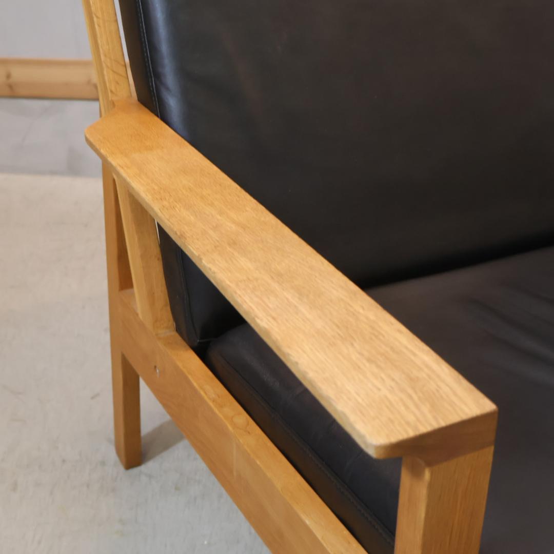 Karfカーフ Tlime+ 2seat sofa オーク材 2人掛けソファ