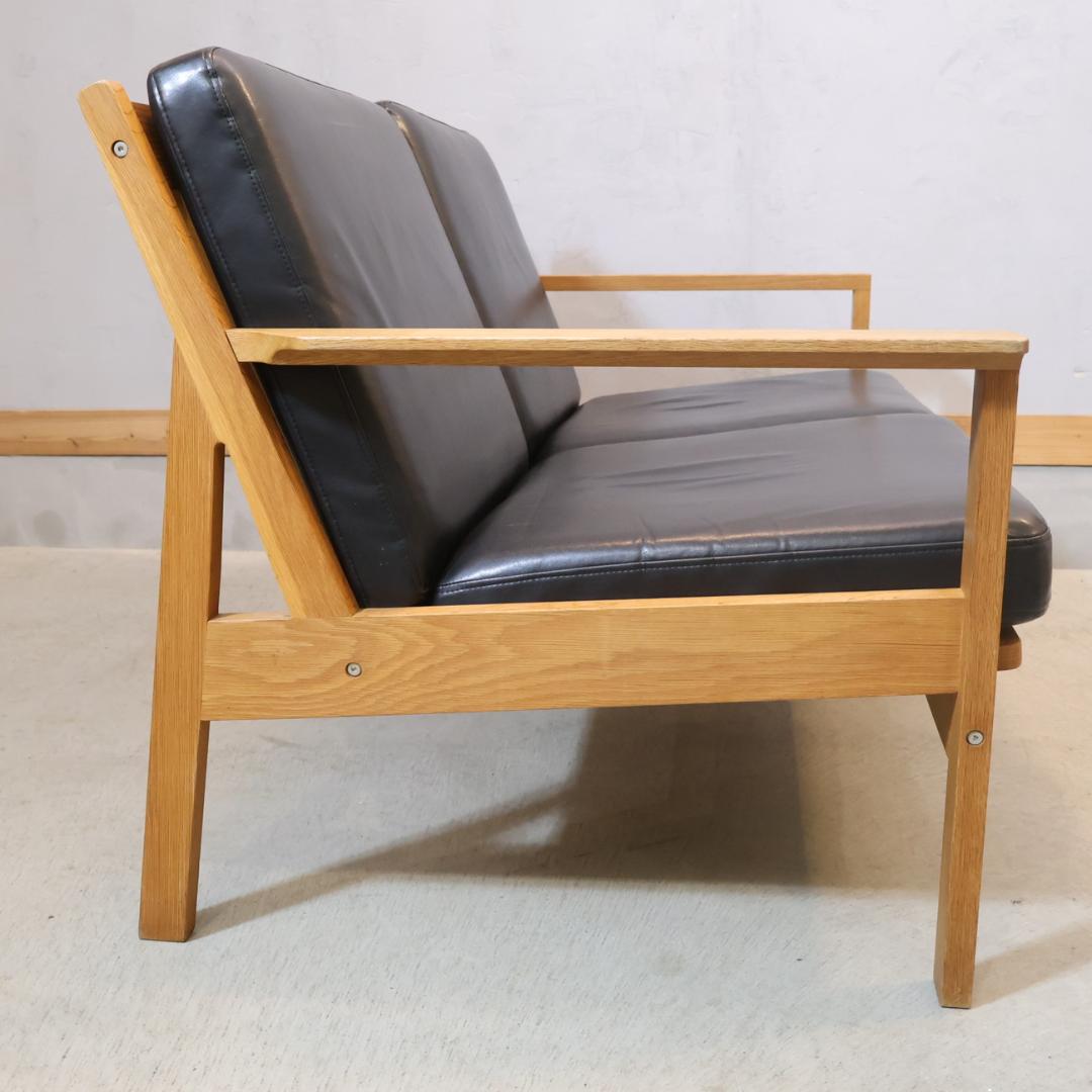 Karfカーフ Tlime+ 2seat sofa オーク材 2人掛けソファ