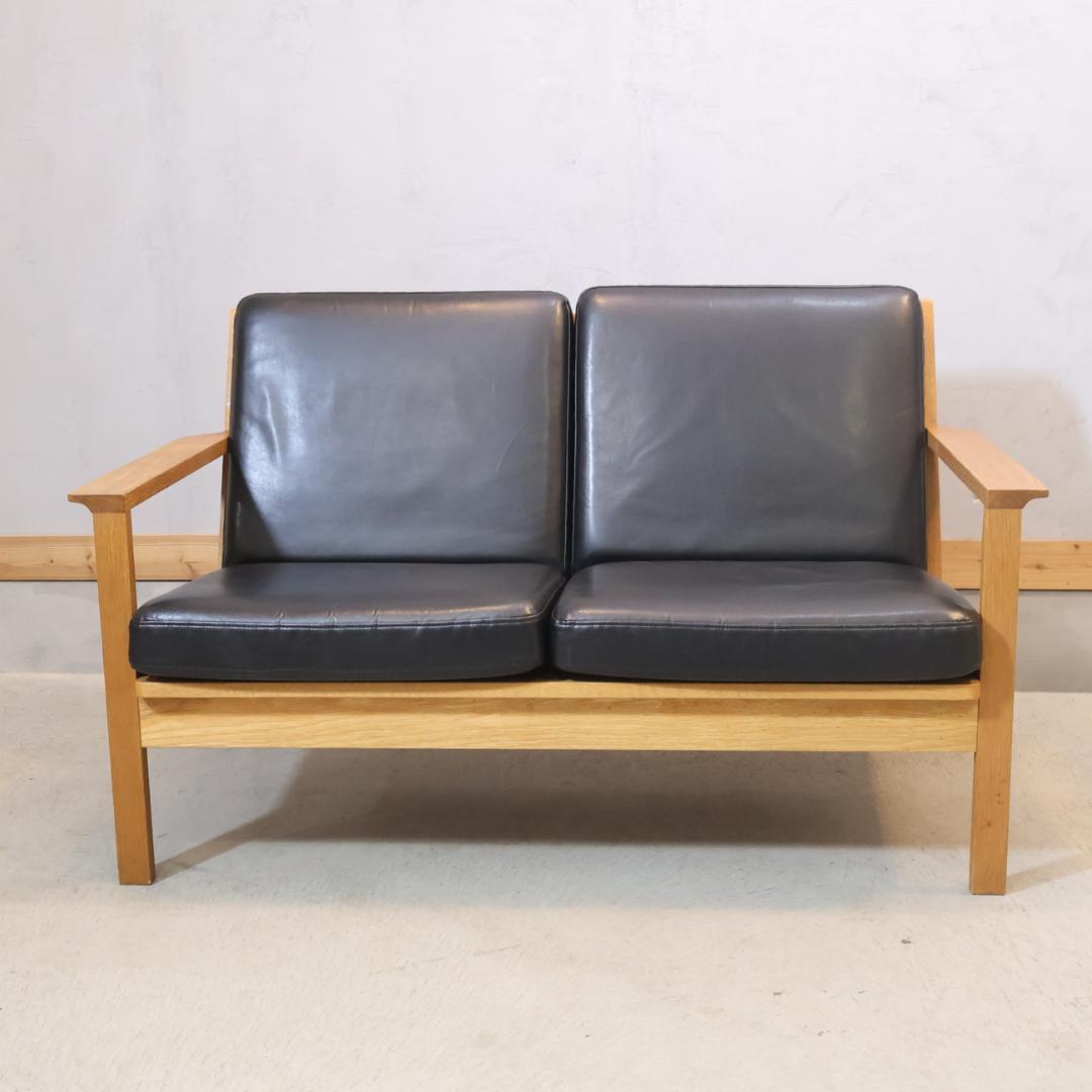 Karfカーフ Tlime+ 2seat sofa オーク材 2人掛けソファ