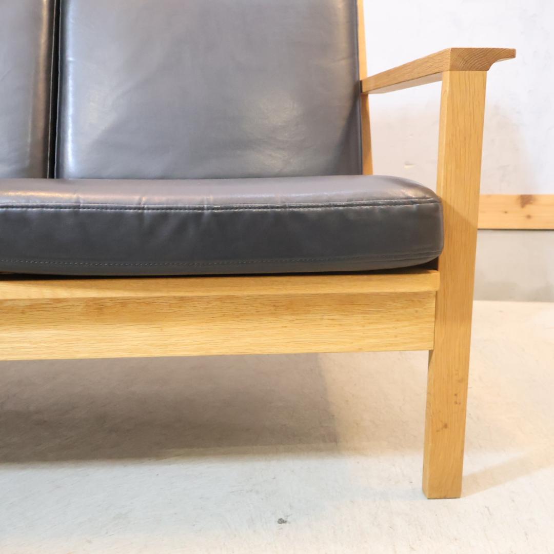 Karfカーフ Tlime+ 2seat sofa オーク材 2人掛けソファ