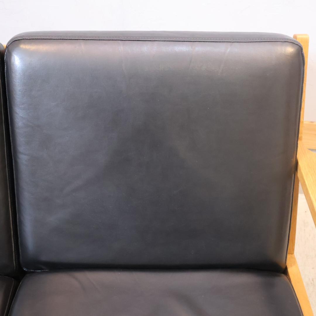 Karfカーフ Tlime+ 2seat sofa オーク材 2人掛けソファ