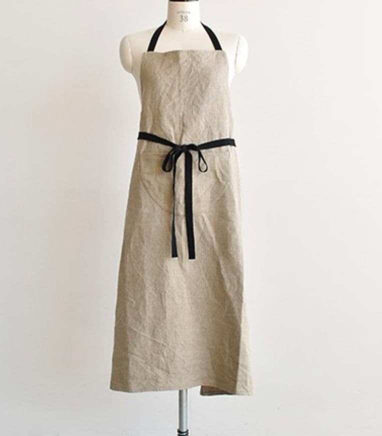 R&D.M.Co-/OLDMANS TAILOR キャンバスリネンエプロン