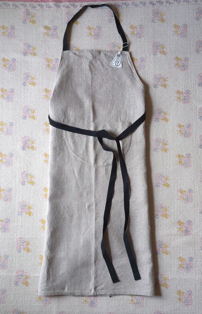 R&D.M.Co-/OLDMANS TAILOR キャンバスリネンエプロン