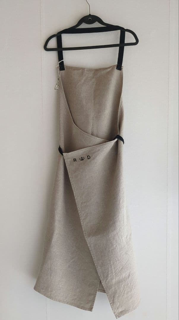 R&D.M.Co-/OLDMANS TAILOR キャンバスリネンエプロン