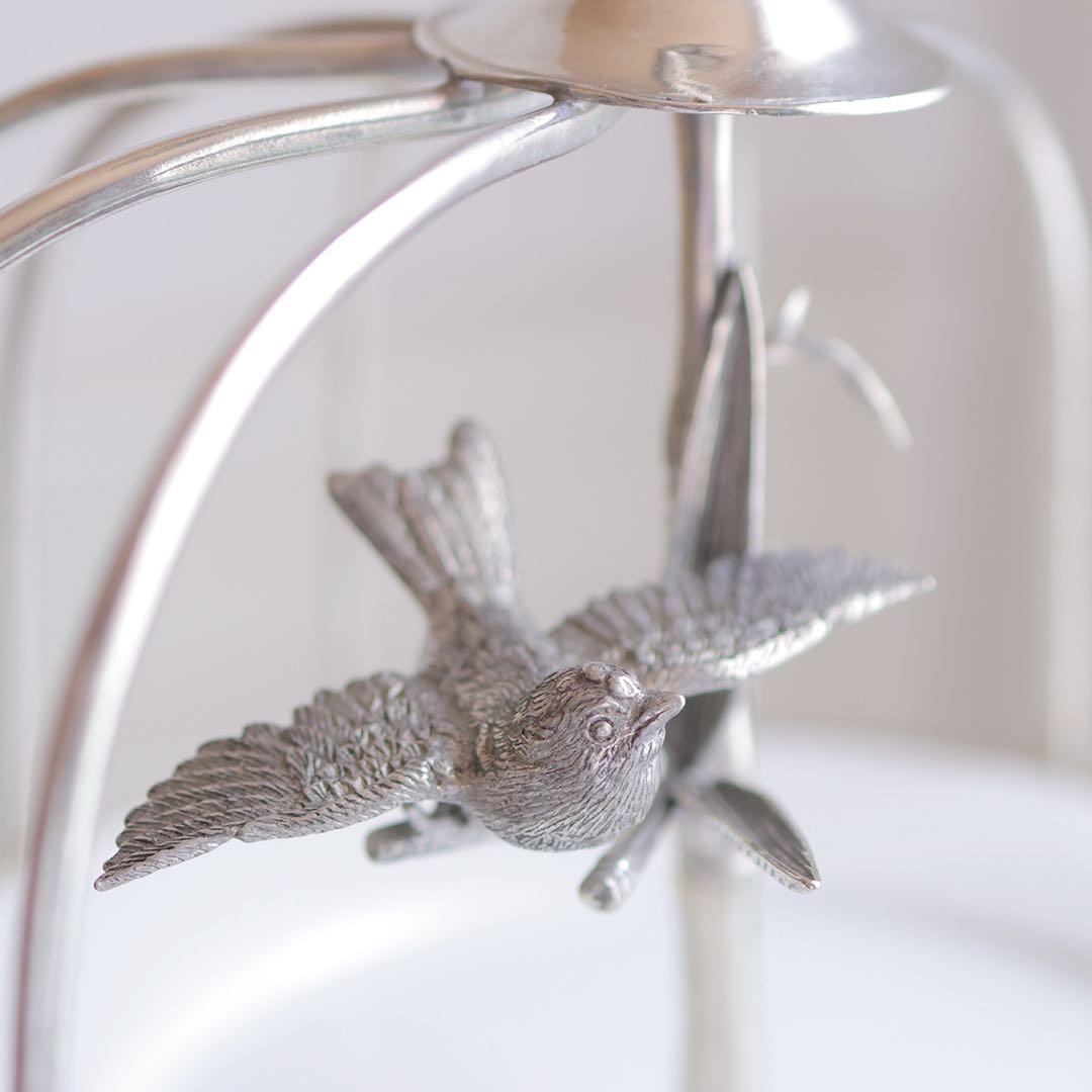 アトリエジュンコ　2段式ケーキスタンド 鳥カゴのデザイン　サラグレース