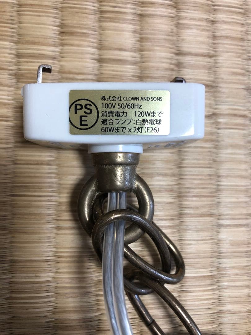 POINT NO.39 真鍮ライト2灯 ＋ 真鍮フランジ