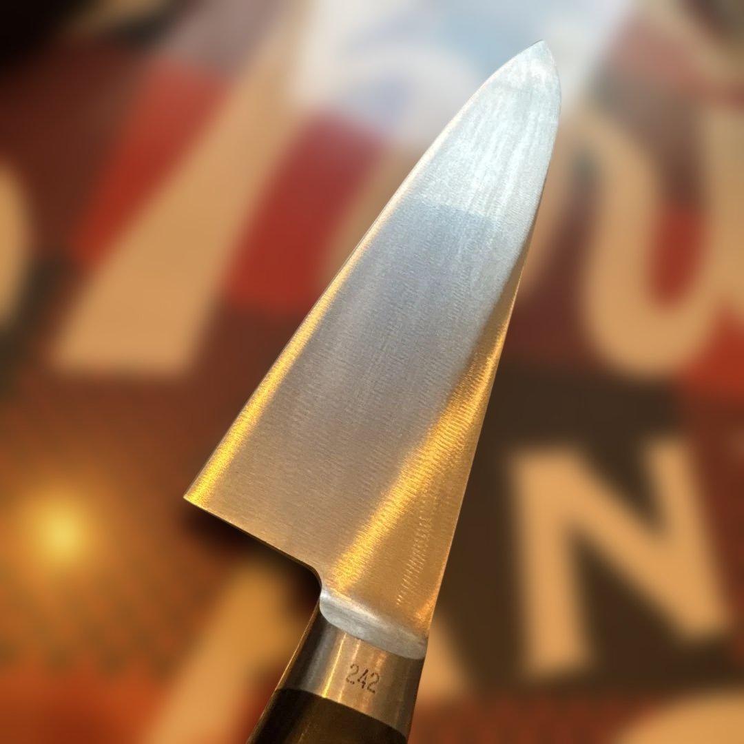 ミソノ (Misono)牛刀包丁 シルバー 21cm 花刻入り