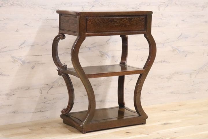 GMFK472○鉄刀木 タガヤサン コンソールテーブル 花台 飾り台 電話台