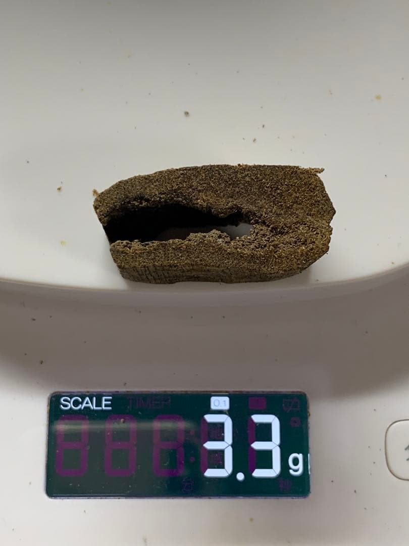 極上黒伽羅 沈香原木 香木 重さ:3.3g