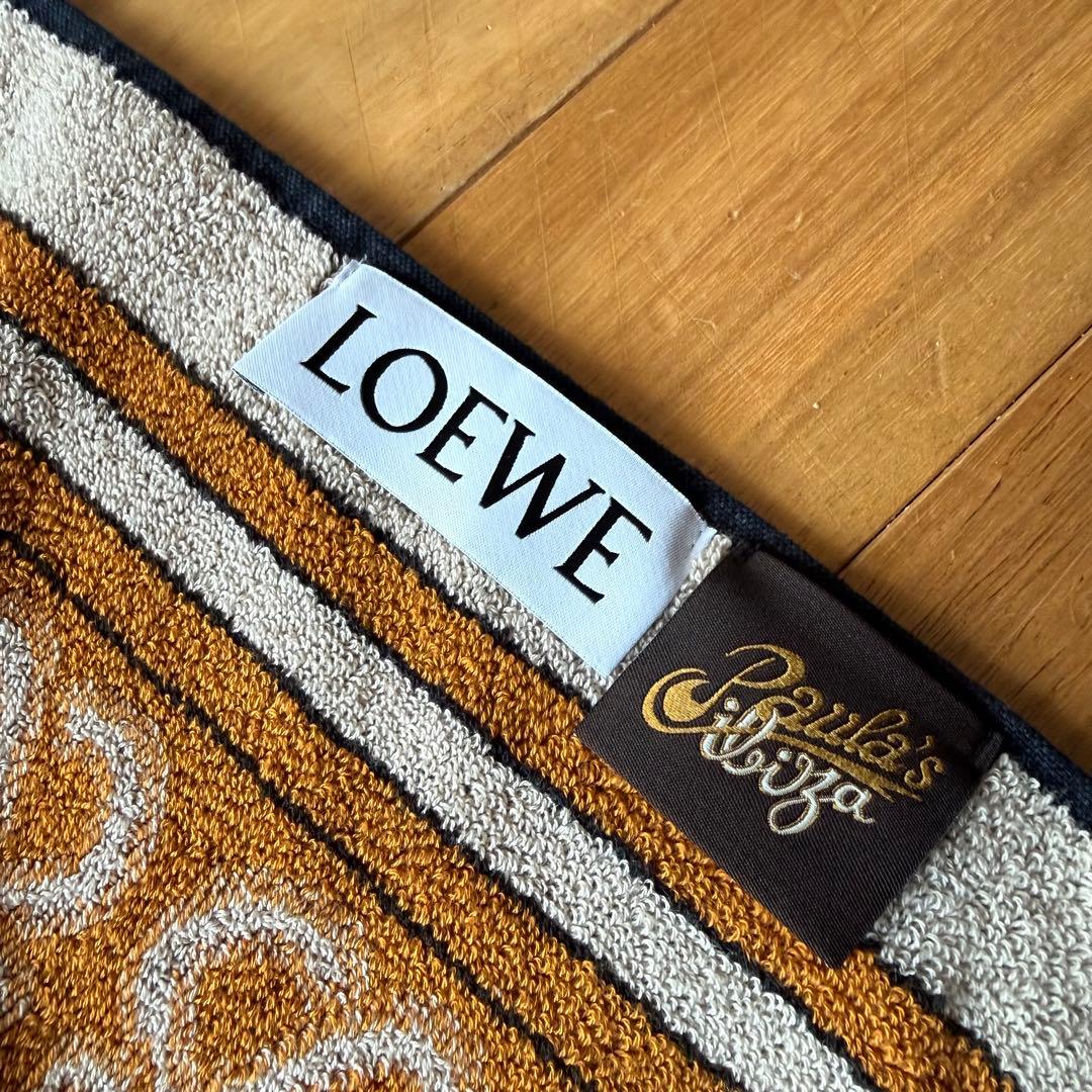 新品未使用★LOEWE ロエベ　コットンテリークロス　大判タオルケット