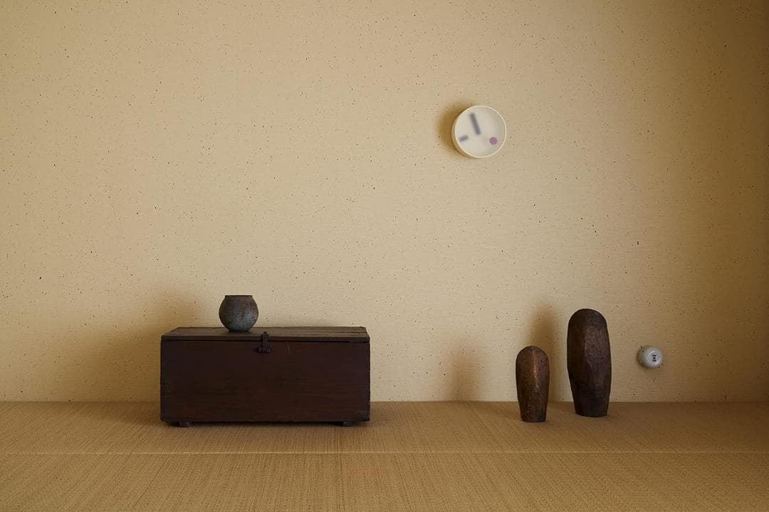 【新品・未使用】Lemnos kehai 掛け時計 KM22-01 YE