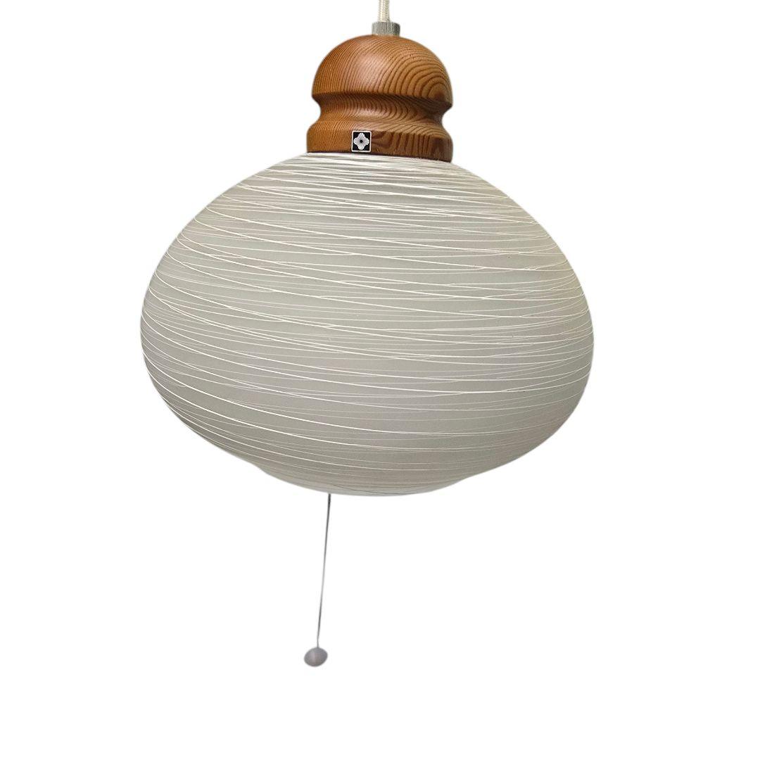 最終値下げヤマギワ　YAMAGIWA 糸巻きガラス　ペンダントライト　和風