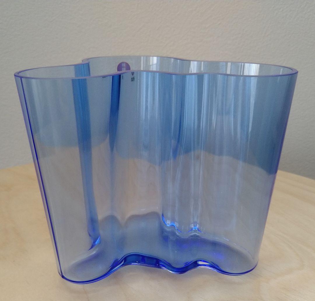 廃盤レア☆限定色☆イッタラiittala☆アアルトベース 95mm☆サファイア