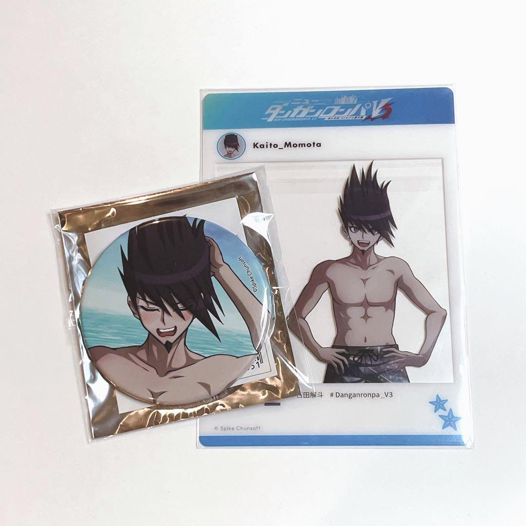 ダンガンロンパ V3 百田解斗 水着 缶バッジ クリアカード - メルカリ