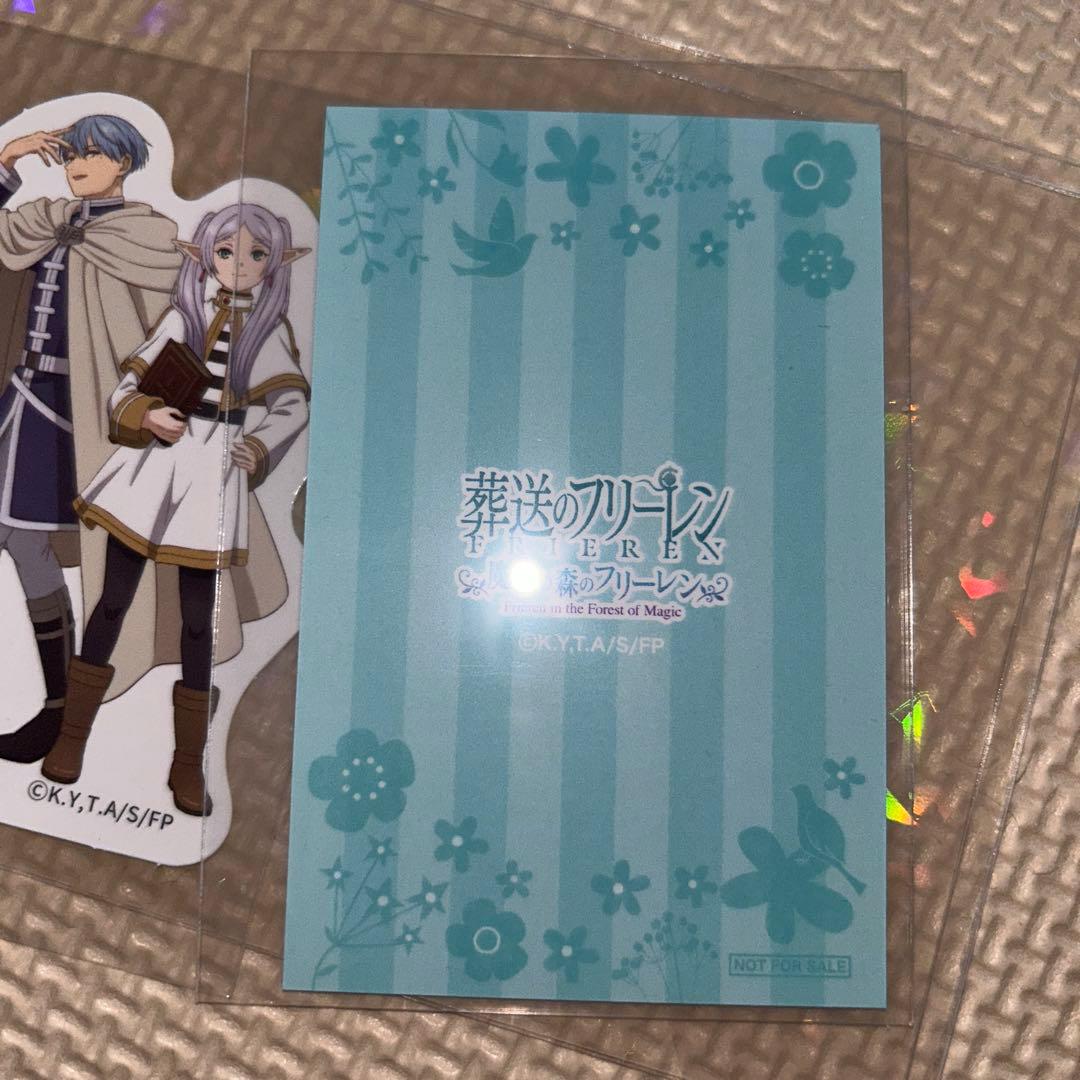 葬送のフリーレン 特典 チェキ風カード ステッカー - メルカリ