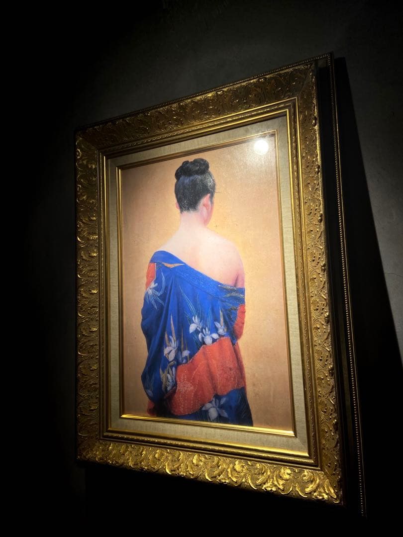 岡田三郎助 『あやめの女』