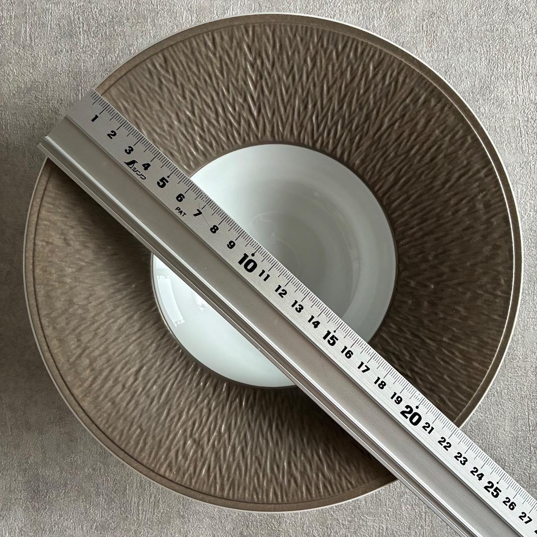 RAYNAUD レイノー ミネラル グレージュ リムスープ 22×H6cm - メルカリ