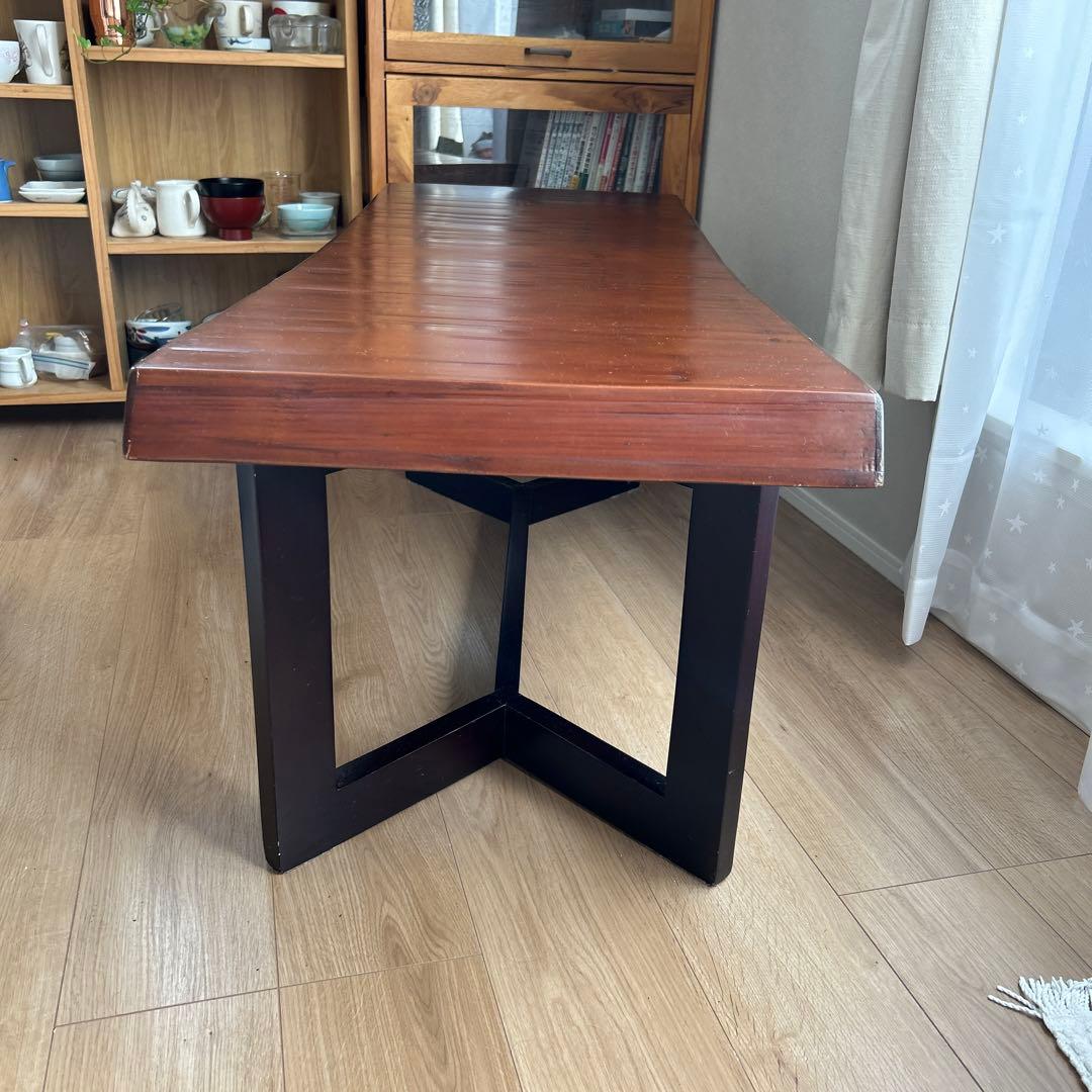 【美品】アジアン　バンブー　ベンチ　送料込み