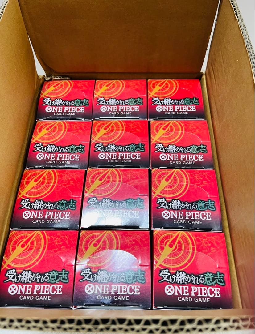 ワンピースカード 受け継がれる意志 空箱 12箱と カートンダンボール①