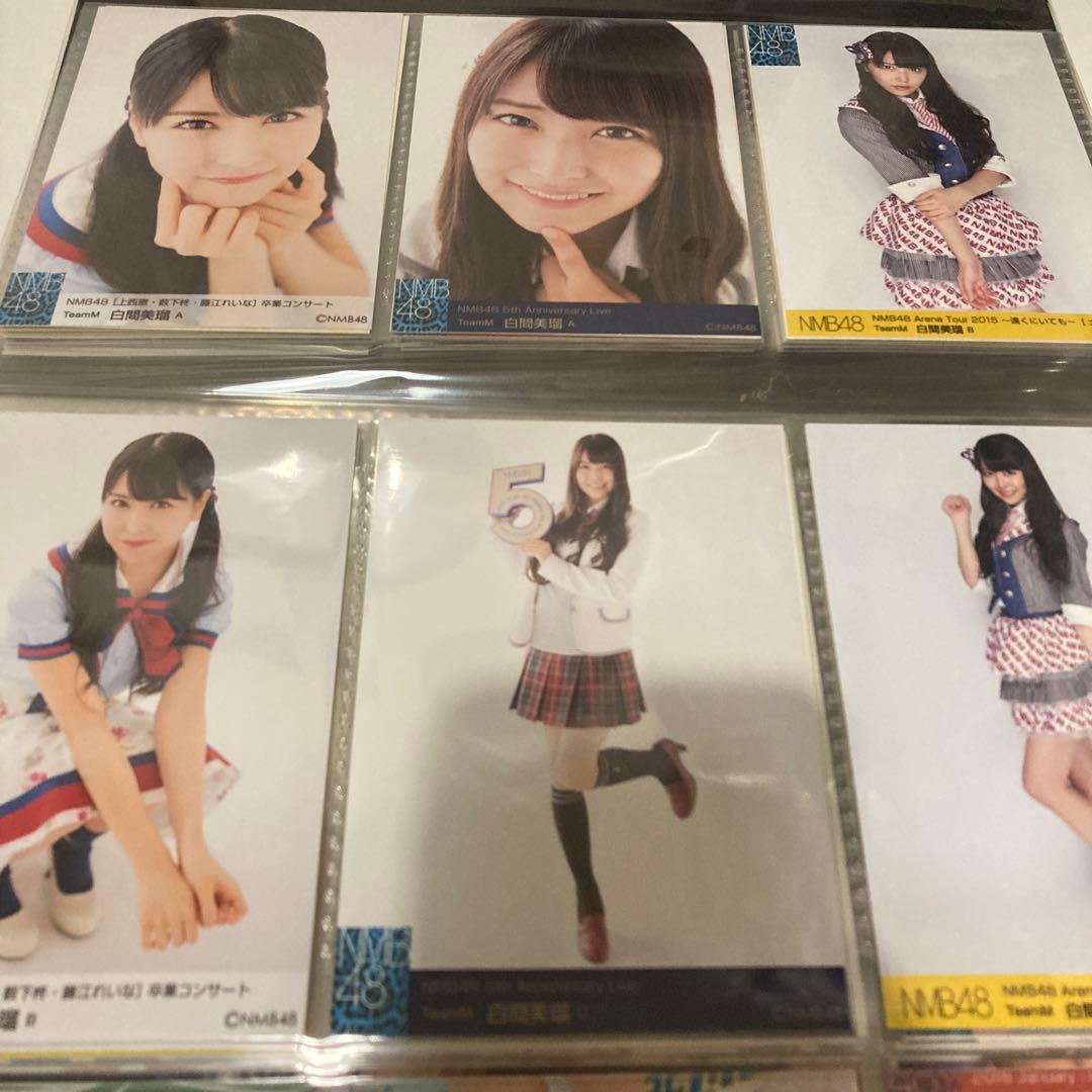 白間美瑠　② 生写真　NMB48 AKB48