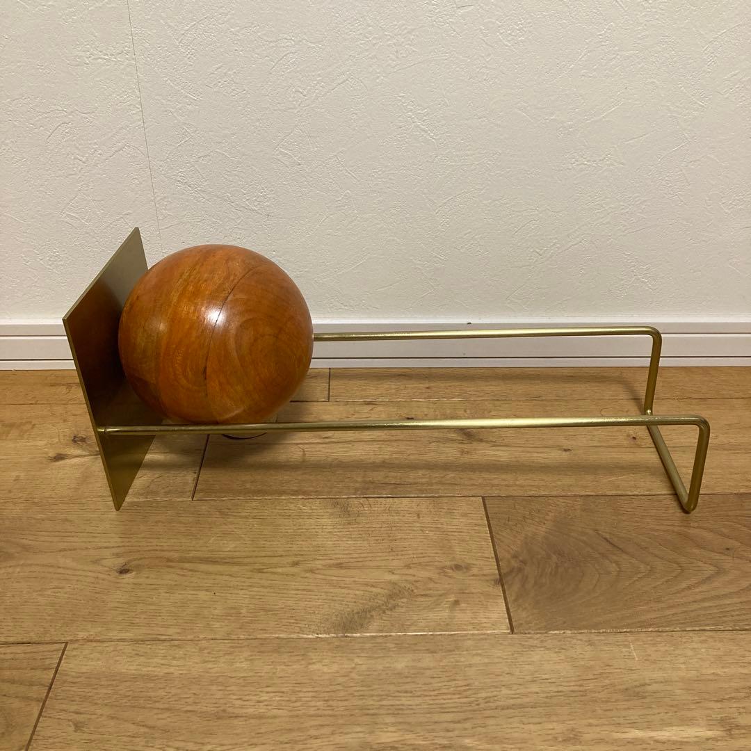 HERE by DETAIL スロープブックエンド　ゴールド