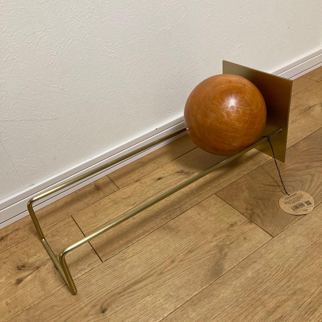 HERE by DETAIL スロープブックエンド　ゴールド