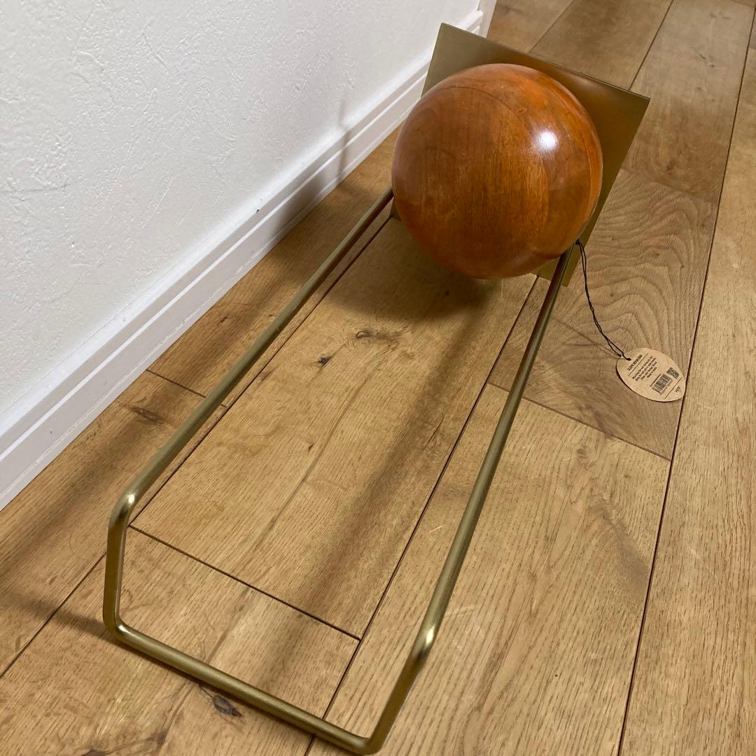 HERE by DETAIL スロープブックエンド　ゴールド