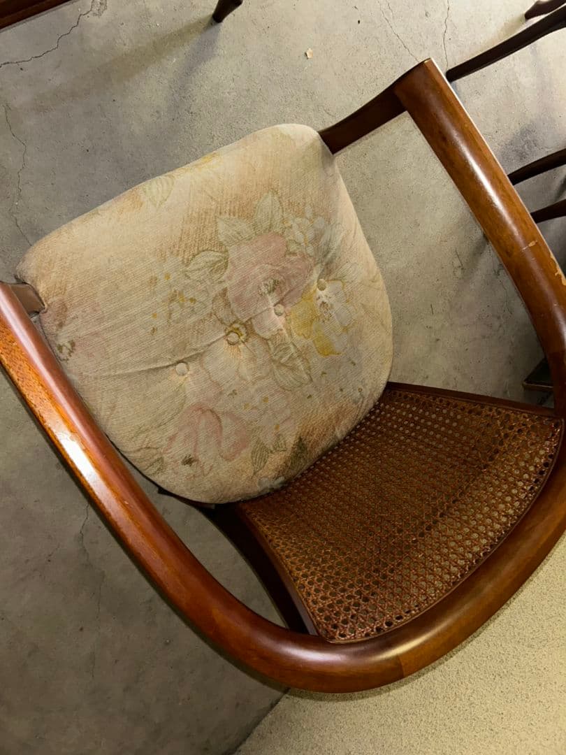 マルニ木工 80年代ビンテージ 小型テーブル、チェアーセット 引き取り