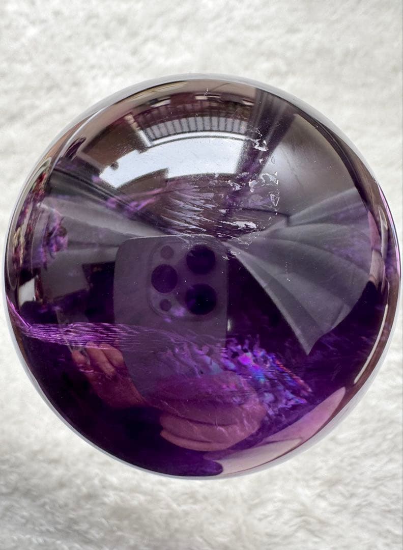 アメジスト スフィア 丸玉 大玉 70mm 最高品質 レア