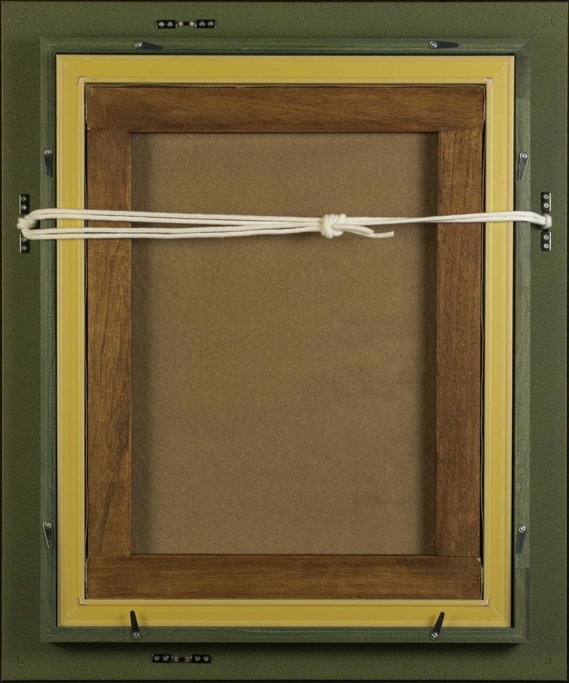 ピカソ　ミクストメディア　肉筆『婦人像』表サイン　鑑定証　F6号　額装　b809