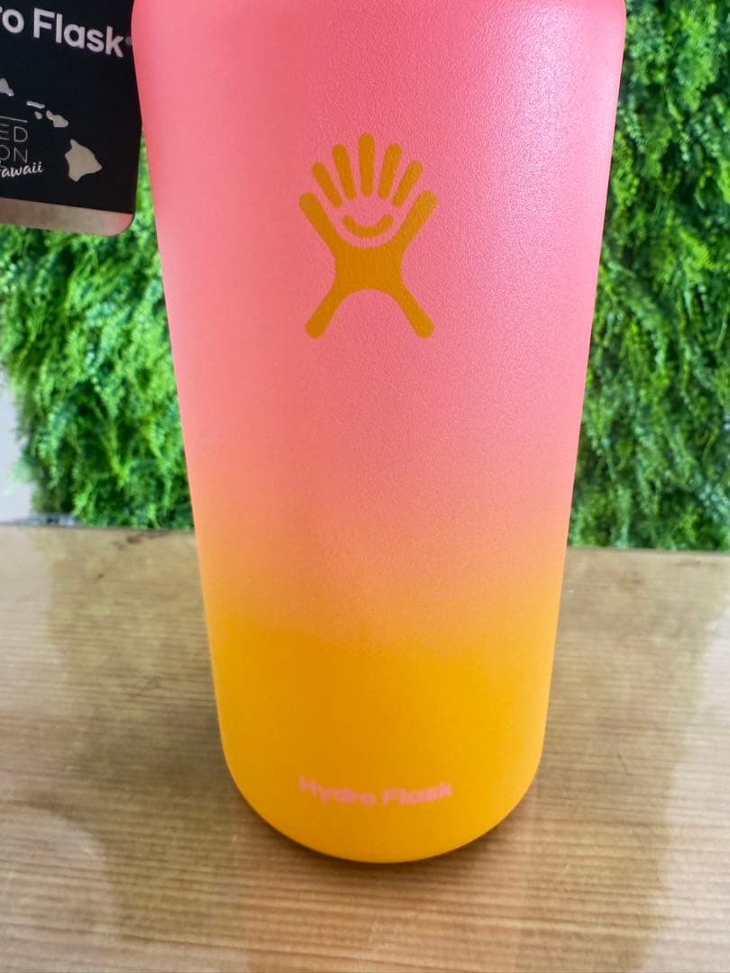 【ハワイ限定】Hydro Flask グラデーション水筒32oz オレンジピンク