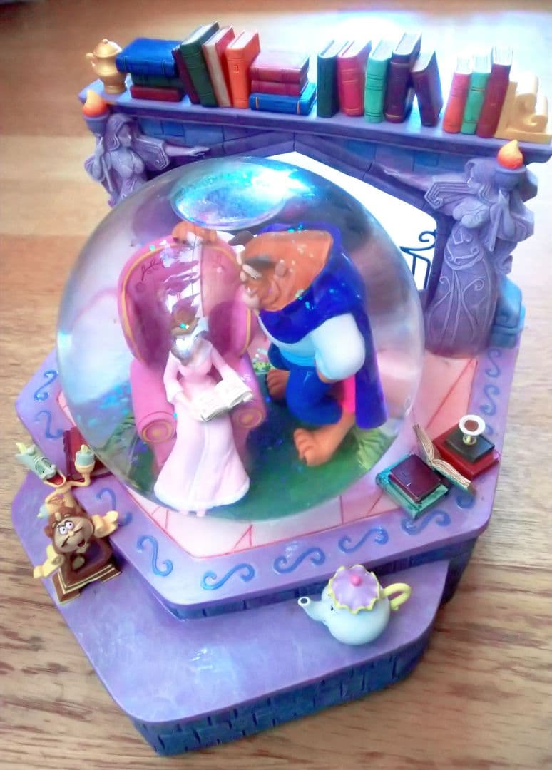 Disney 美女と野獣 スノーグローブ オルゴール